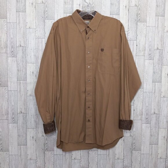 Cinch Shirt Men's Med Plaid Rodeo Cowboy Ranch Dadcore Flip Cuff Square Button - Picture 2 of 16